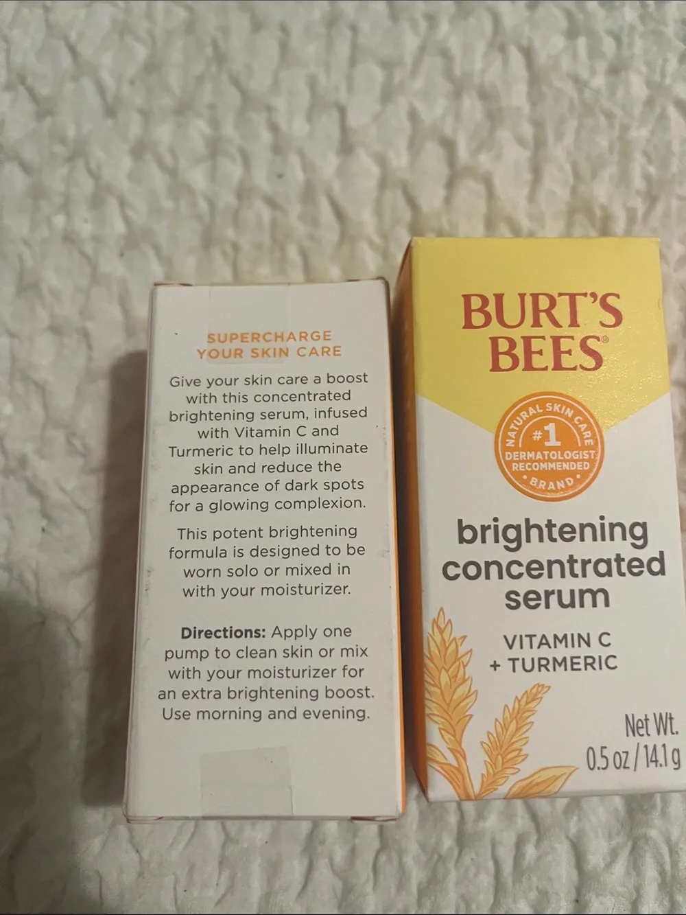 NWT Burt’s Bees Brightening Serums